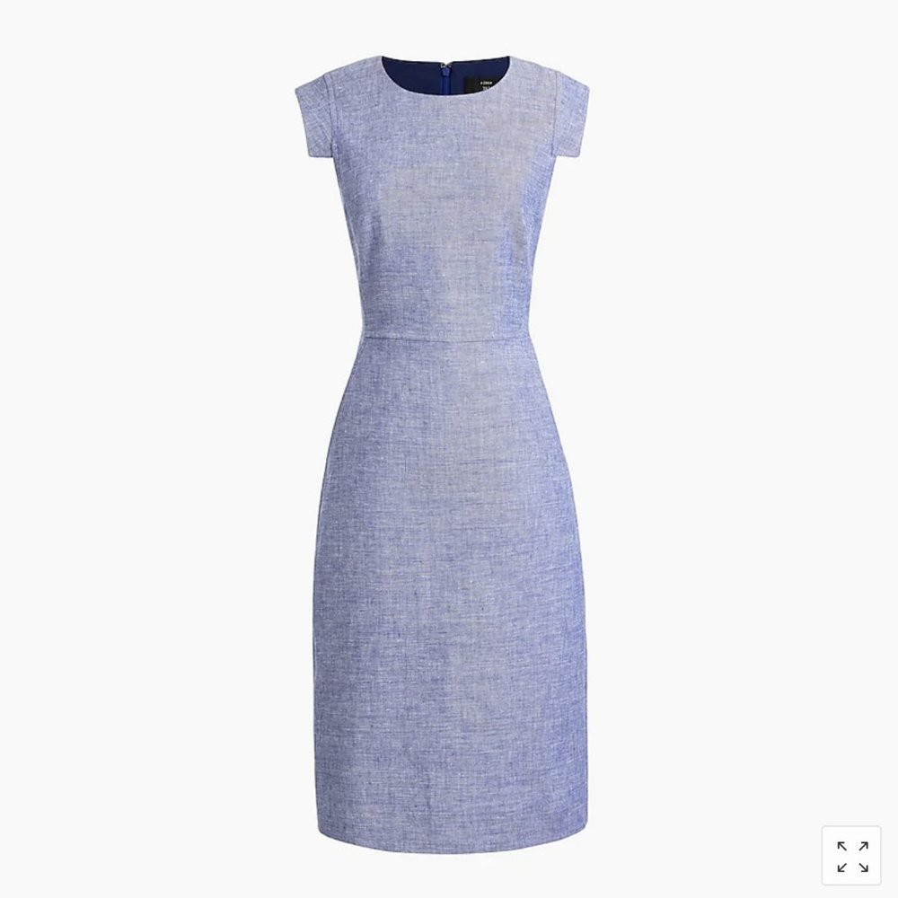 Résumé dress in Stretch Linen